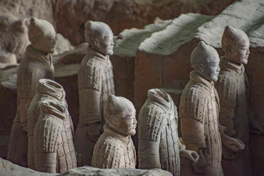 China - Xi'an 019 - mausoleo de Qin Shi Huang - Guerreros de Terracota